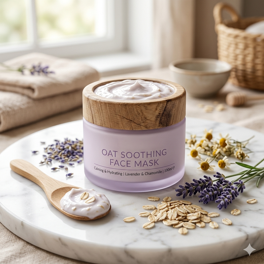 Lavender & Oat Calming Treatment Face Mask 75ml